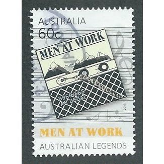 AUS 2013 60c 'AUSTRALIAN LEGENDS- MEN AT WORK' FINE USED (EBID38-152)