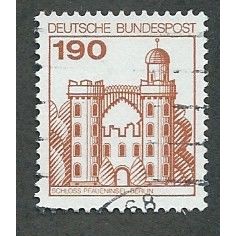 GER 1977 190pf 'CASTLES - SCHLOSS PFAUENINSEL' FINE USED (EBID43-187)