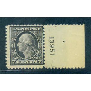 507 7c George Washington Average MNH P#S R 13951 C1497