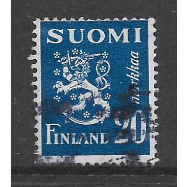 FINLAND 1930 LION 20M BLUE SG 442 FINE USED