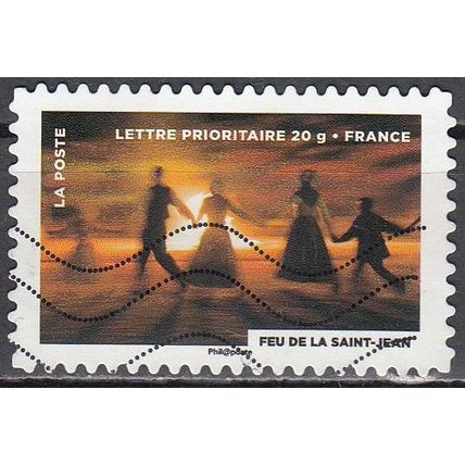 France 2012 Yvert A756 O Cote (2015) 0.60 € Feu de la Saint-Jean