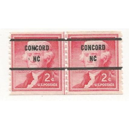 PRECANCEL-BURO SUMMER SALE UPTO 80% OFF CAT CONCORD, NC EFO 1055-81 DBL LINE LP