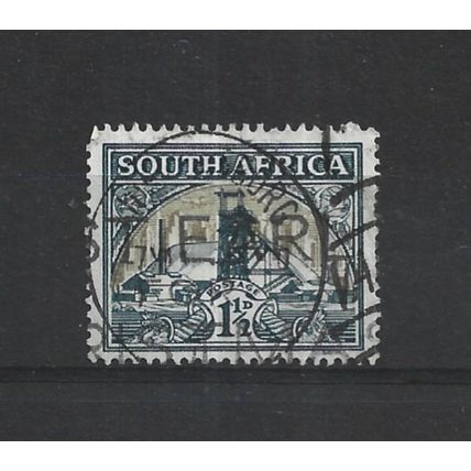 SouthAfrica.SG57 1 1/2d Gold Mine.English Inscription.Fine Used.Aug25b