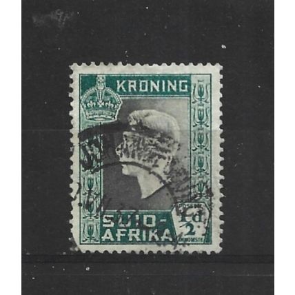 SouthAfrica.SG71 1/2d Grey-Black and Blue-Green.Afrikaans.Fine Used.Aug25b
