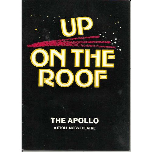 UP ON THE ROOF Beverly Hills, Mark McGann 1987 Apollo Theatre Programme