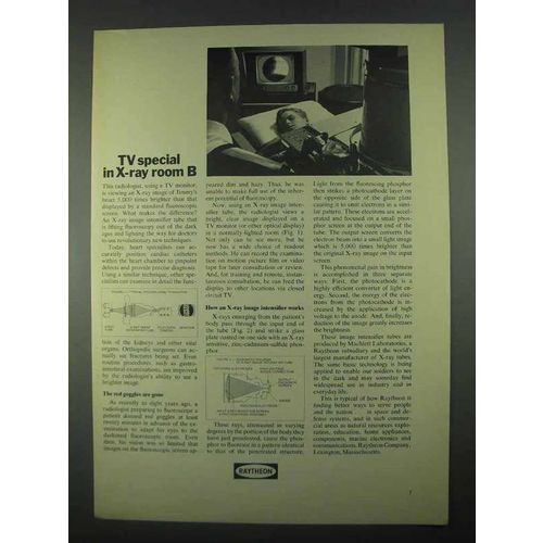 1967 Raytheon Company Ad - TV Special in X-ray Room B