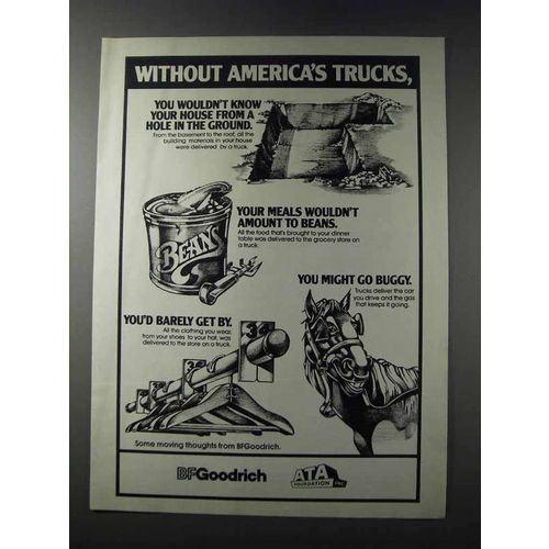 1981 BF Goodrich ATA Ad - Without America's Trucks