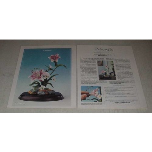 1987 Lenox Rubrum Lily Ad