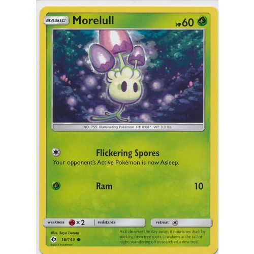 Pokemon Sun & Moon 16/149 Morelull