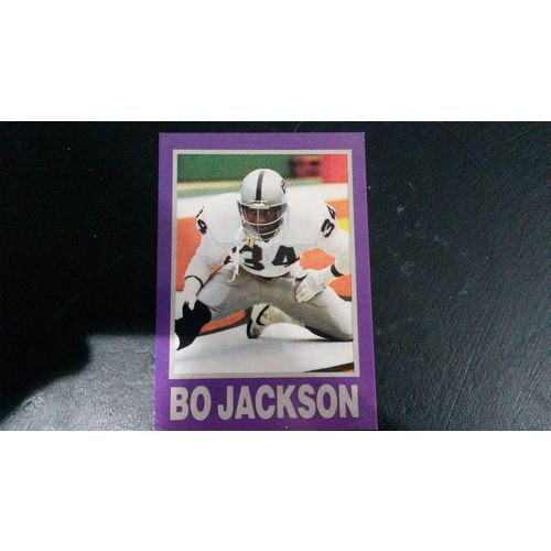 1990 STATZ Bo Jackson Excellent (5) Los Angeles Raiders