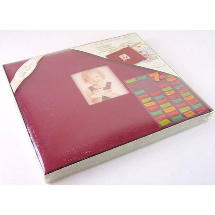NIB Marcella by Kay 12 x 12 Burgundy Scrapbook Kit, Over 200 Pieces, $49.99