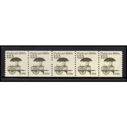 2133 12.5c Pushcart Fine MNH Dry Gum PNC 1/5 X2206