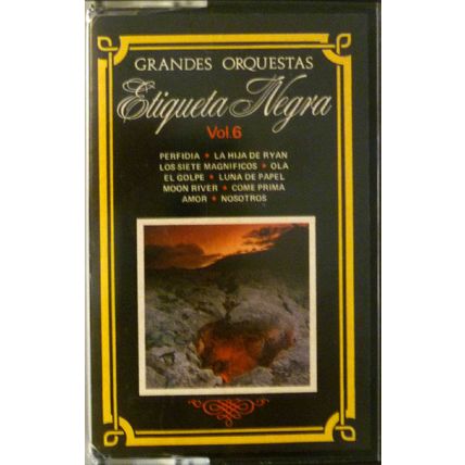 GRANDES ORQUESTAS ETIQUETA NEGRA VOLUME 6 LATIN MUSIC CASSETTE