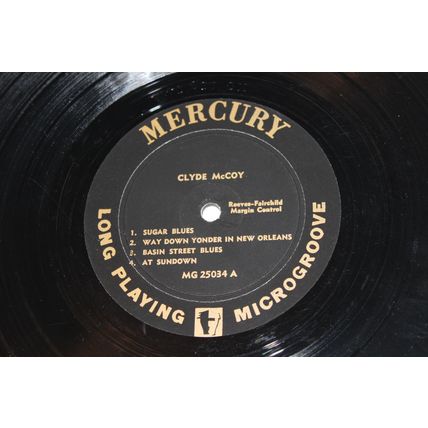 Clyde McCoy 10" LP with Original Cover-SUGAR BLUES