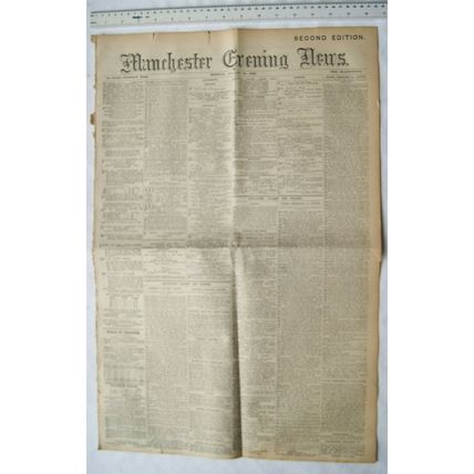 1912 original Manchester Evening News No. 13,535