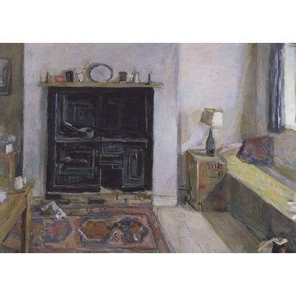 Anthony Eyton A Kitchen Range Painting Postcard