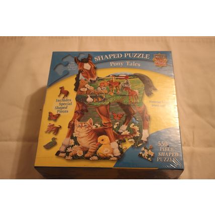 PONY TALES 550 PIECE SHAPED PUZZLE SEALED