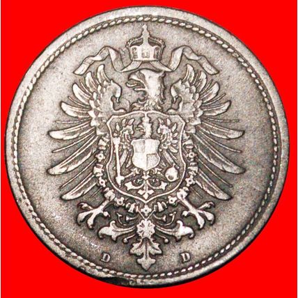 EAGLE (1873-1889): GERMANY ★ 10 PFENNIGS 1875D!★LOW START★NO RESERVE