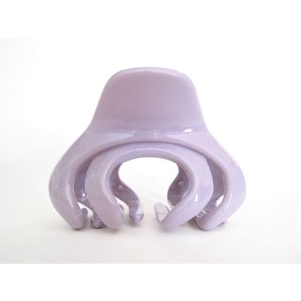 Lavender purple octopus hair claw clip for thick hair