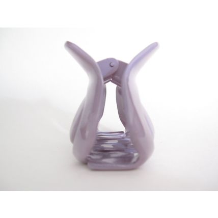 Lavender purple octopus hair claw clip for thick hair