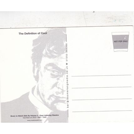 Music to Watch Girls By 3 Advertising Postcard unused VGC