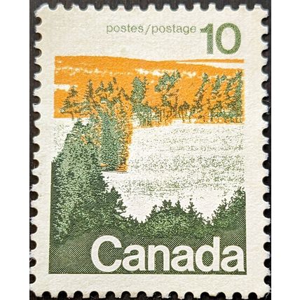 STAMP CANADA SG702 1972 10c Forest Central Canada Used