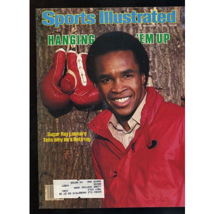 SPORTS ILLUSTRATED MAGAZINE NOVEMBER 15, 1982 SUGAR RAY LEONARD RETIRING good