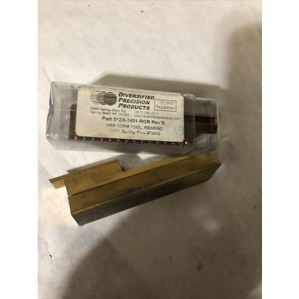 NEW LOT 2 DIVERSIFIED 31ZA-1631 LATHE HSS TOOLS/CHAMFERING 31ZA-1631-RGR,BN