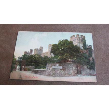 1910 Fr Postcard - Conway Castle scene - North Wales