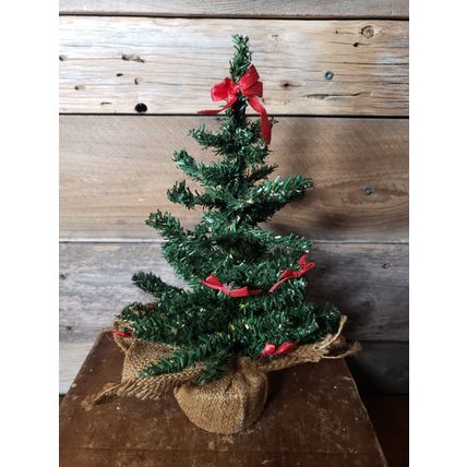 Doll House Miniature Christmas Tree + Barbie + Shelf + Village
