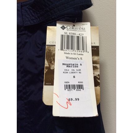 Columbia Women's Blue Liberty Ski Pant Trousers Medium Original Ret £69.99