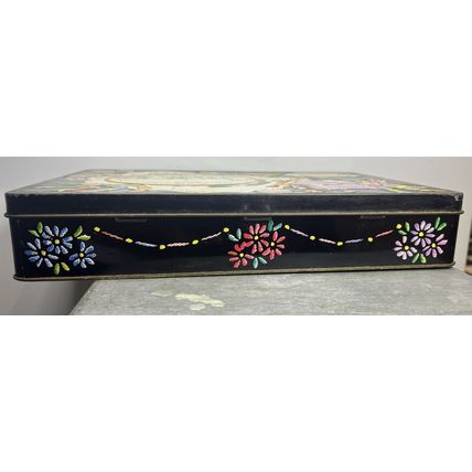 Sewing Metal Box Genuine Dodo 1983 London England EMPTY Collectible Tin Decor