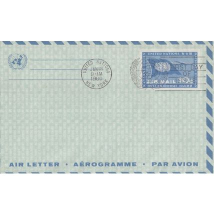 ZAYIX UN UC4 FDC Air Letter Aerogramme - Postal Stationery 032723SM47