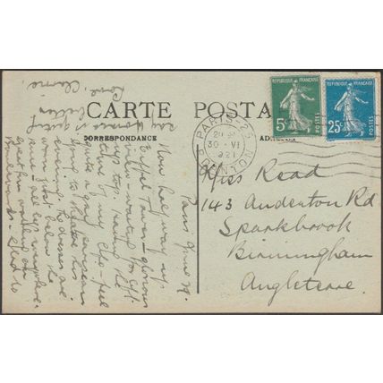 La Rue de Rivoli, Paris, 1921 - Papeghin CPA AP102