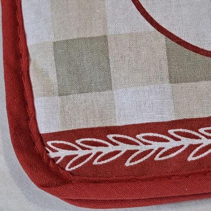 Home Collection HAPPINESS IS HOMEMADE Kitchen TOWEL SET Oven Mitt Pot Holder