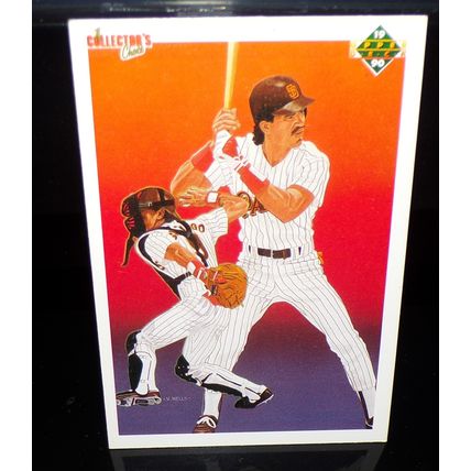 UPPER DECK 1990 BENITO SANTIAGO ART BASEBALL CARD #12