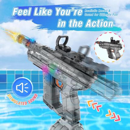 Electric Water Guns for Adults & Kids,Realistic Automatic Water Gun with 26-32 F