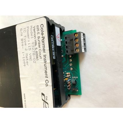 NEW COLE-PARMER 93278-02 PANEL METER -34/540F 115V TYPE J EW-93278-02,TL