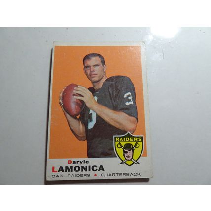 1969 Topps Football Card # 263 Daryle Lamonica Very Good (3) Oakland Raiders