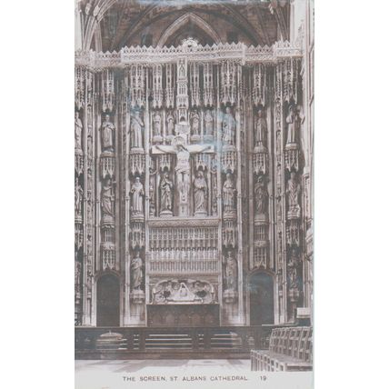 The Grand Staircase Hatfield House Hatfield Hertfordshire Postcard (QHER386)
