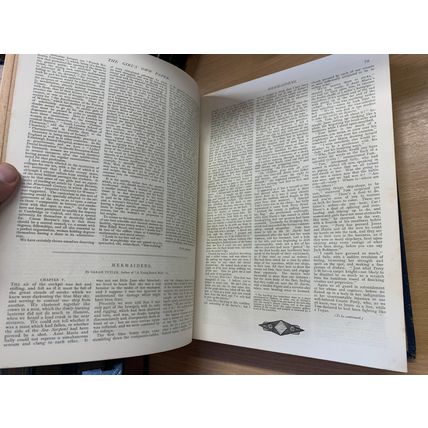 1893-94 "THE GIRL'S OWN ANNUAL" VOL 15 ILLUSTRATED 2.1kg HARDBACK BOOK (EV3)