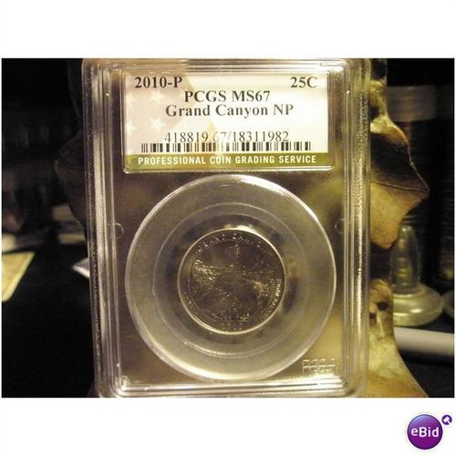 2010 P Grand Canyon PCGS MS67 Quarter (FRE SHIP)