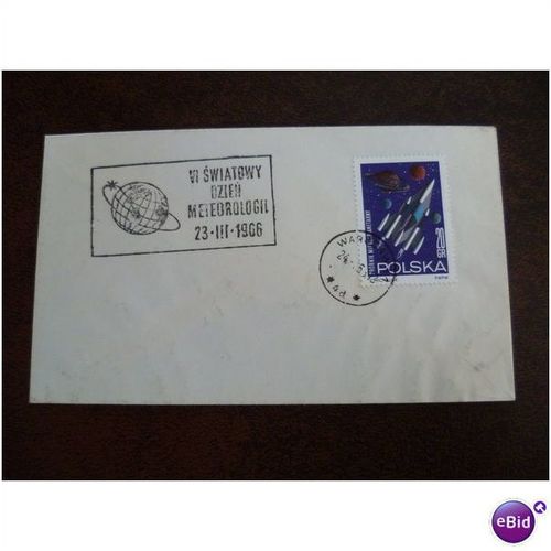 Poland 1966 Meteorological Day special event cover