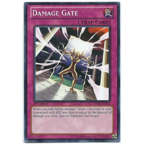 YuGiOh War of the Giants - BP02-EN205 - Damage Gate - 1st Edition