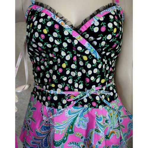 Karen Millen Paisley Strappy Camisole Top Size 12 Womens New With Tag