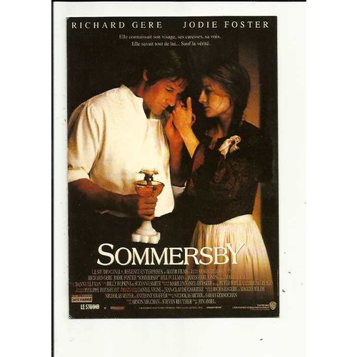 SOMMERSBY Richard Gere, Jodie Foster Poster Art Postcard (C.333)