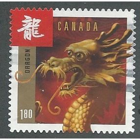 CAN 2012 $1.80(S/A) 'CHINESE NEW YEAR ' FINE USED (EBID44-238)