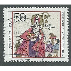 BERLIN -1984 50pf +20 'CHRISTMAS' FINE USED (EBID44-833)
