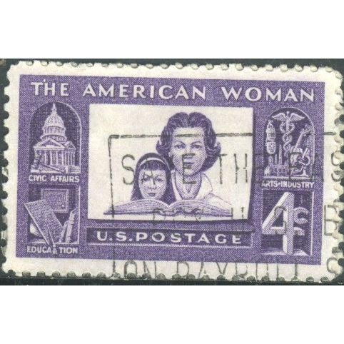 USA 1960 - SG1151 - 4c blue - Mother & Child - used