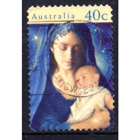 Australia 1996 Christmas - Madonna & Child 40c s/a Used